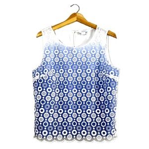 Ombre Geometric Liz Claiborne Tank Top PXL